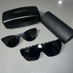 versace & prada sunglasses